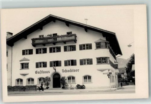 Wörgl Gasthaus Schachtner Fahrrad Motorrad Ort lt. Fotograf