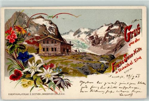 Franz Senn Hütte Hüttenstempel