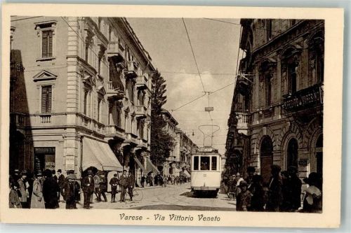 Varese Via Vittorio Veneto Straßenbahn
