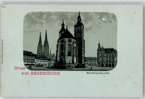 Regensburg Neupfarrplatz Dom Neupfarrkirche