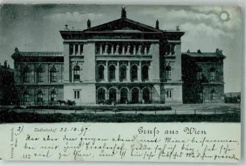 Wien 1897 Süd- Bahnhof