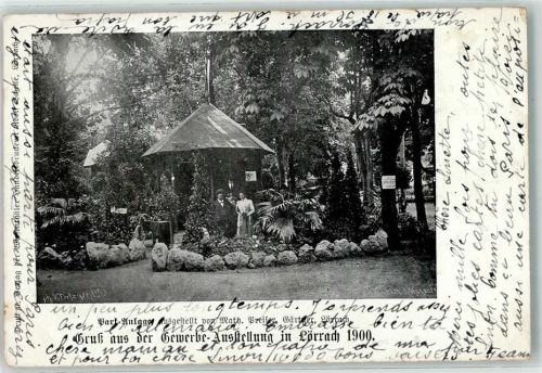 Lörrach Gewerbe-Ausstellung 1900 Park-Anlage