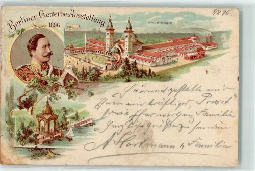 Treptow 1896 Industriehalle Verlag Goldiner AK