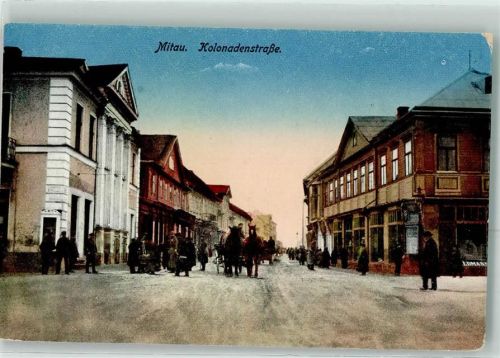 Mitau die Kolonadenstraße