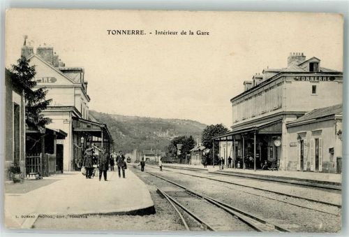 Tonnerre 1907 Bahnhof Eisenbahn
