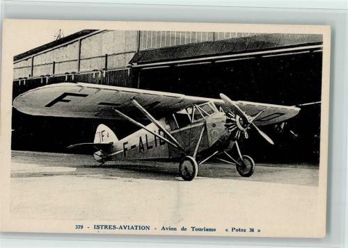 Nr. 379 Istres Aviation - Potez 36, sehr gute Erhaltung AK