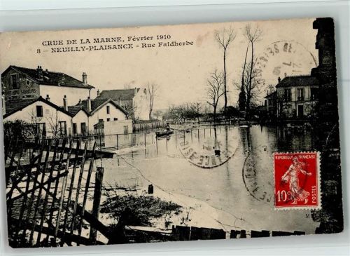 Neuilly-Plaisance Grue de la Marne Rue Faidherbe Hochwasser Katastrophe