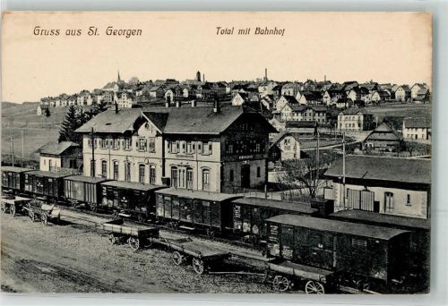 St. Georgen Bahnhof Eisenbahn