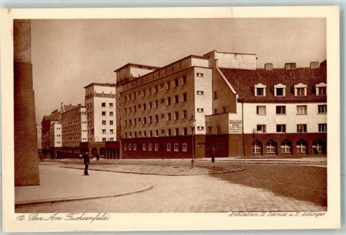 Wien Am Fuchsenfeld Wohnhaus der Gemeinde