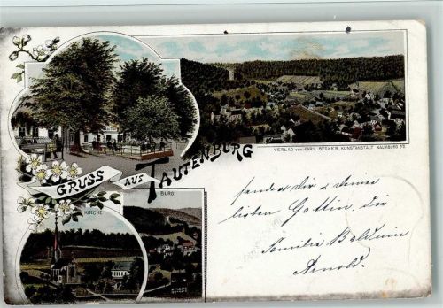 Tautenburg 1899 Gruss aus - AK