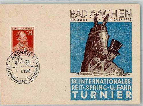 Aachen 1948 Reit-Spring- u. Fahr 18. Turnier