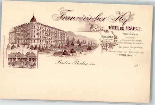 Baden-Baden Hotel Französischer Hof