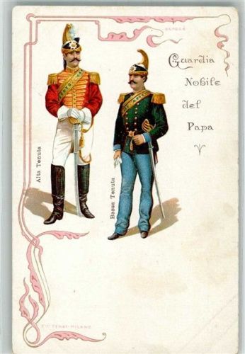 1900 Guardia Nobile del Papa Uniformen