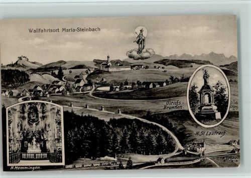 Maria Steinbach 16 4070 Wallfahrtsort , Eisenbahn - sign E. Felle 16 AK