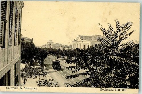 Thessaloniki Pferdestraßenbahn Boulevard Hamdie