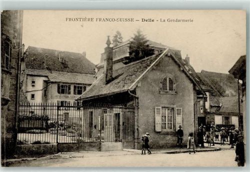 Delle 1919 Grenze zwischen Frankreich und der Schweiz la Gendamerie