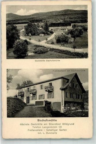 Wildgrund Gasthaus Bischofsmühle L. Burchartz