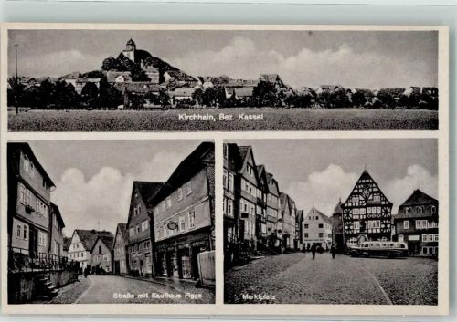 Kirchhain Kaufhaus Figge Marktplatz Omnibus