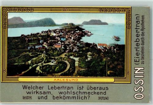 Aalesund Werbung Ossin Eierlebertran