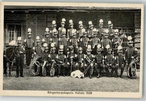 Hallein 1928 Uniform Bürgerkorpskapelle