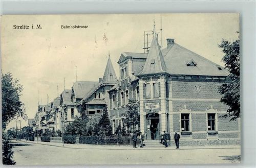 Strelitz-Alt Bahnhofstraße Kaiserl. Postamt