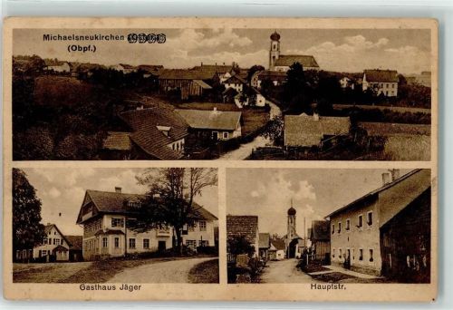 Michelsneukirchen Gasthaus Jäger Hauptstraße Pfarrkirche St. Michael