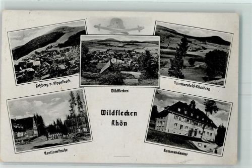 Wildflecken Reßberg Kippelbach Wildflecken Dammersfeld-rückberg Kommandantur Kantinenstraße