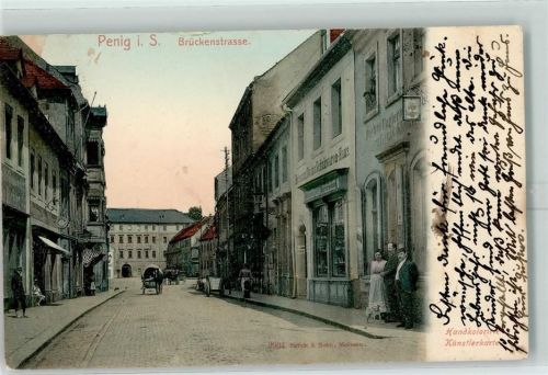 Penig 1898 Brückenstraße