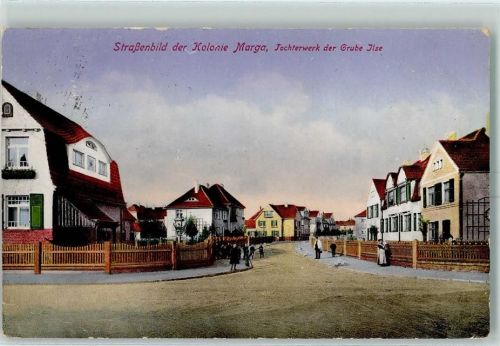 Grube Marga Straßenbild der Kolonie Marga Tochterwerk der Grube Ilse