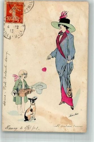 1913 Le medant D`` amour Amor Drehorgel
