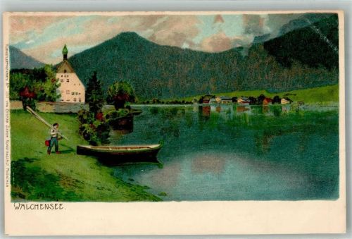 Walchensee 1899 Walchensee sign. Marcks Nr. 1311