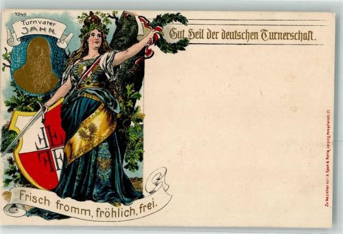 1908 Gut Heil der deutschen Turnerschaft, Germania Verlag Bruno Bürger u. Ottillie 7249