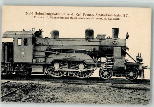 Verlag Leonhardt Serie 9 Nr. 7 Schnellzug Lok