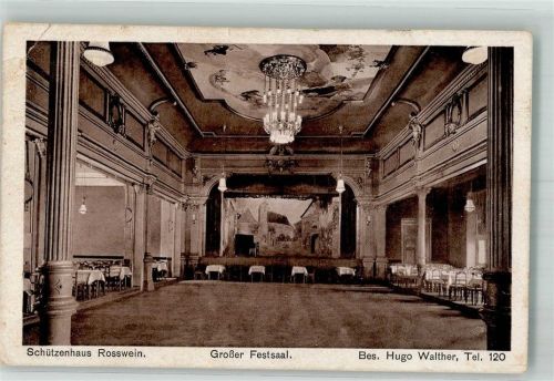 Roßwein Schützenhaus Rosswein Großer Festsaal