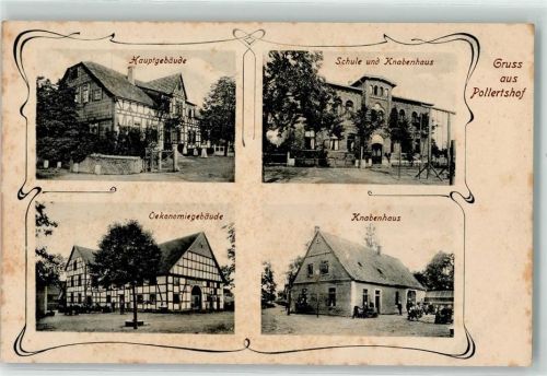 Preußisch Oldendorf Pollertshof Hauptgebäude Schule Knabenhaus Oekonomiegebäude