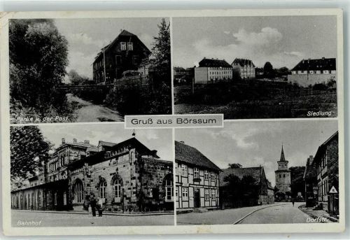 Börßum Bahnhof Siedlung Dorfstraße An der Post