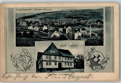 Großalmerode Hotel Kurfürst Wappen
