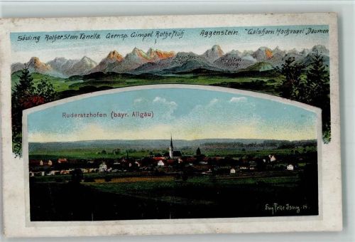 Ruderatshofen 14 45626 sign Eug. Felle 14 AK