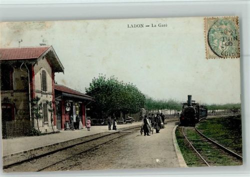 Ladon La Gare Bahnhof Zug Dampflok
