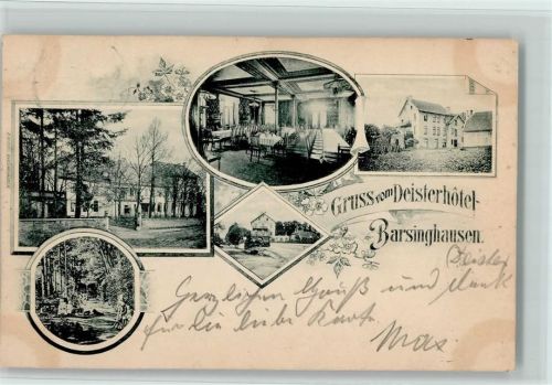 Barsinghausen 1900 Deisterhotel Ortsansichten