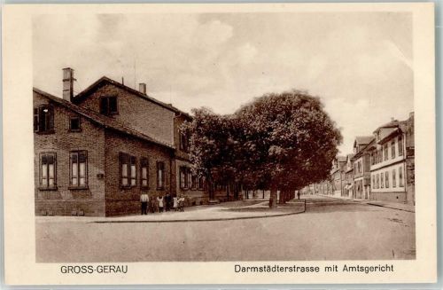 Groß-Gerau Darmstädterstraße mit Amtsgericht