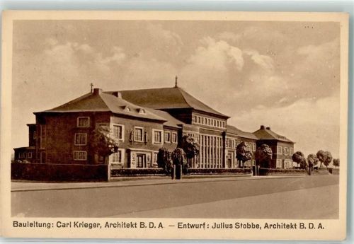 Düsseldorf Evangelische Gemeinde Neuerbautes Lutherhaus Copernicusstraße