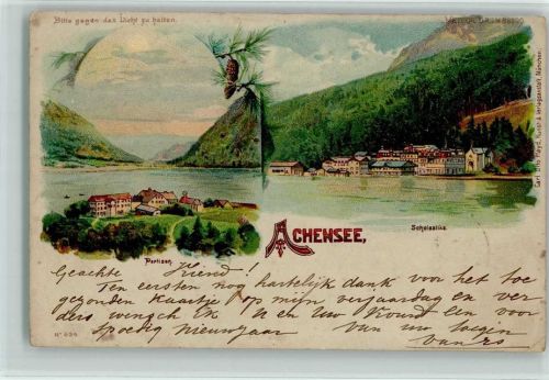 Perticano 1904 Nr. 624 Gruss aus - Achensee