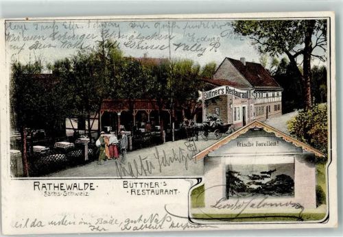 Rathewalde Gasthaus Büttner Frische Foorellen Kutsche