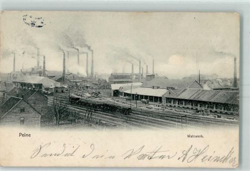 Peine 1909 Walzwerk