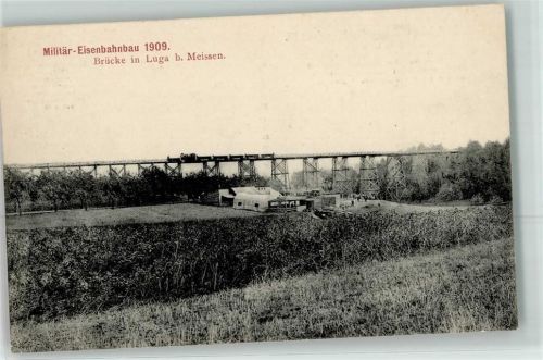 Luga Militär Eisenbahnbau Bücke Eisenbahn