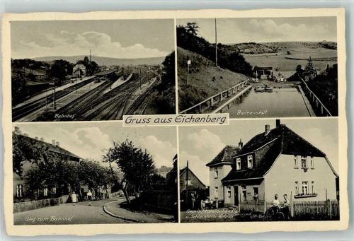 Eichenberg Bahnhof Metzgerei Völlmer Schwimmbad