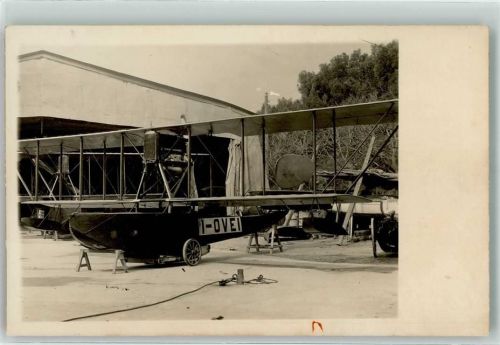 I-OVEI Wasserflugzeug Privatfoto AK