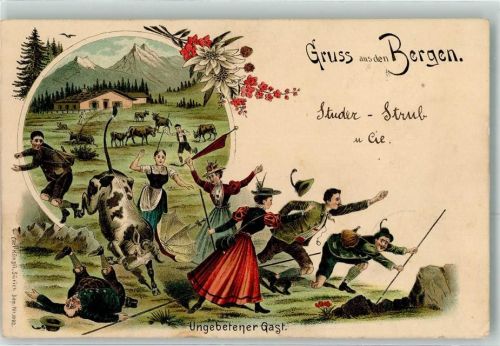 1898 Ungebetener Gast Stier