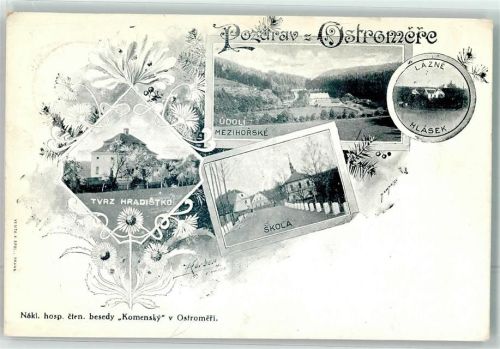 Ostromer 1917 Skola Tvrz Hradistko Udili Mezihorske